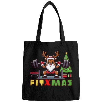 Discover fit xmass, funny christmas reindeer Bags