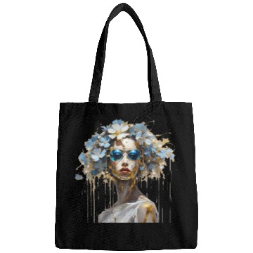 Discover Lady with blue sunglasses Bags