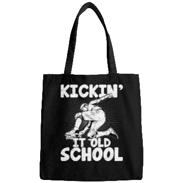 Discover Kickin' it Old School Skateboard Skater Skateboard Bags