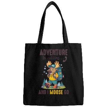 Discover Adventure Is Calling Youth Cute Moose Bags