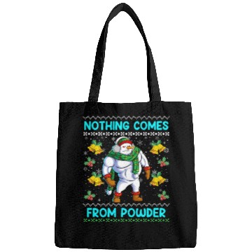 Discover Snowman Nothing Comes from Powder Funny Bags