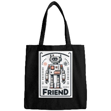 Discover Niche Friend Robot Artificial Intelligence Design Bags