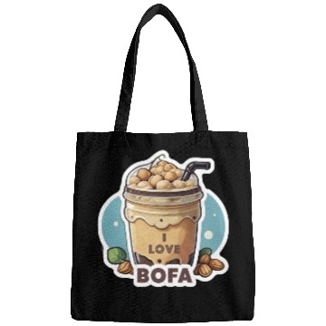 Discover Hazelnut Boba Bubble Tea - I love Bofa Deez Nuts Bags