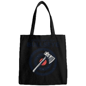 Discover Axe Throwing Axe Thrower Lumberjack Funny Bullseye Bags