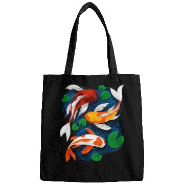 Discover Koi Fish Lover Water Pond Animal Pet Asian Bags