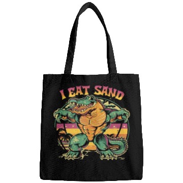 Discover I Eat Sand and Muscular Crocodile Bags