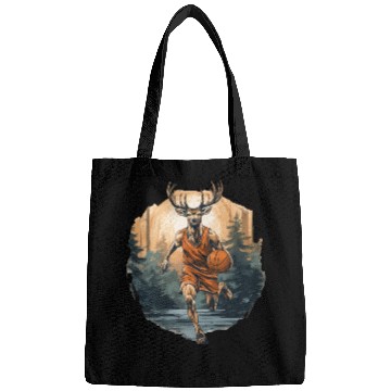 Discover Basketball player deer Bags
