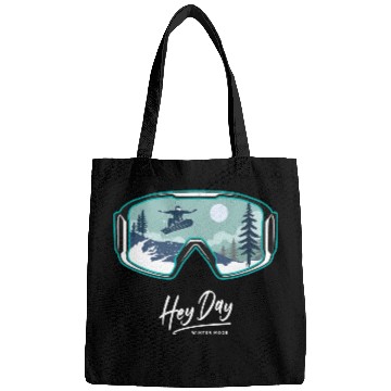 Discover Snowboarding Style logo. By "Hey Day" Bags