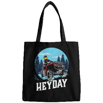 Discover ATV/Quad "Winter Riding" style logo. By "Hey Day" Bags