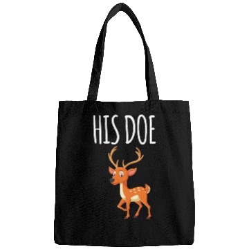 Discover Her Buck His Doe Christmas Couple Bags Matching