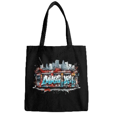 Discover Urban Graffiti Vibes - abstract Street Art Bags