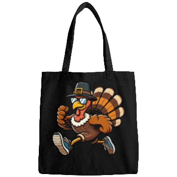 Discover Running Turkey- Turkey Trot Running Thanksgiving Bags