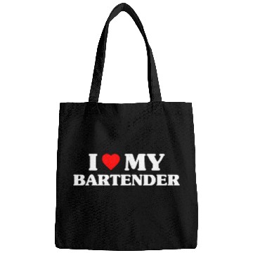 Discover I Love My Bartender Bags