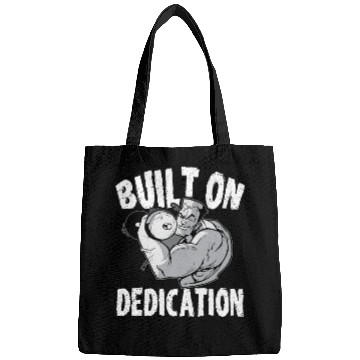 Discover Built On Dedication Weightlifting Workout Gym Bags