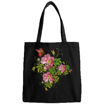Discover Spring Flowers Butterflies Bags