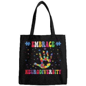 Discover embrace neurodiversity - Embrace ADHD Autism ASD. Bags