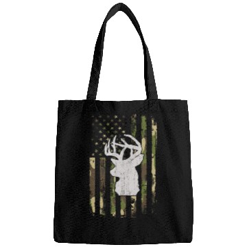 Discover Buck Deer Hunting Camouflage Flag Hunter Bags