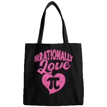 Discover Irrationally in love with pi - Math Bags