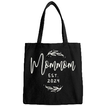 Discover Mommom Established 2024 Funny Grandma Bags