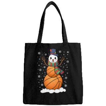 Discover Snowman Basketball Fan Basketballs Snow Bags