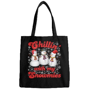 Discover Snowmen Chilling with my Snowmies Winter Bags