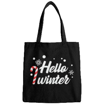Discover Hello Winter Christmas Candy Canes Bags