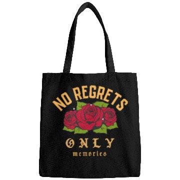 Discover No Regrets only memories Bags