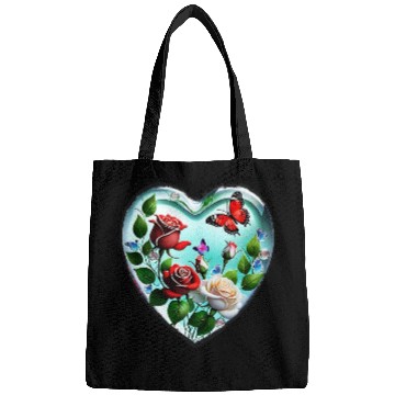 Discover roses and butterflies Bags