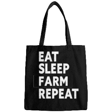 Discover Eat Sleep Farm Repeat - Funny Farmer Farming Gift Bags