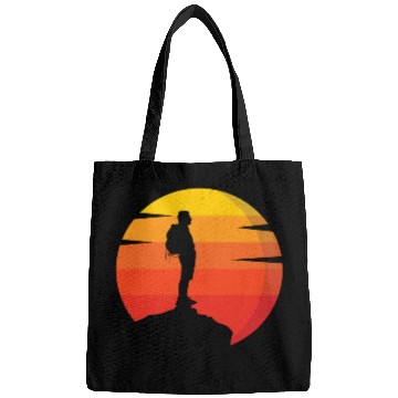 Discover Retro Sun Mountain Hiking Climbing Nature Bags