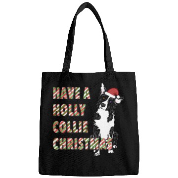 Discover Have a Holly Collie Christmas Bags