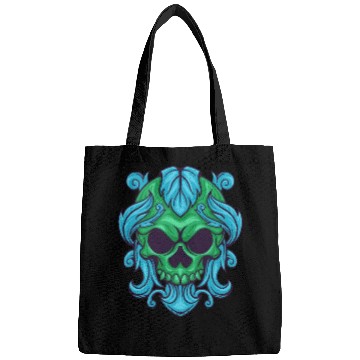 Discover Green skull Bags