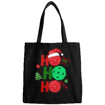 Discover Pickleball Ho Ho Ho Holiday Merry Christmas Bags