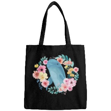 Discover Dolphin Flower Floral Bags