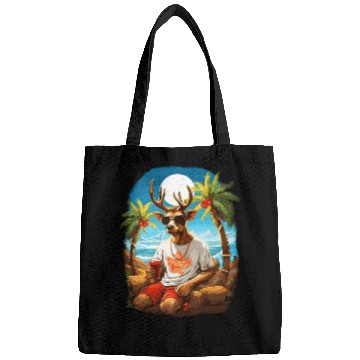 Discover Tropical Reindeer Holiday Escape Bags
