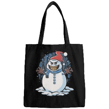 Discover frosty snowman creepy Bags