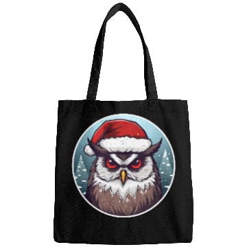 Discover Christmas owl Bags