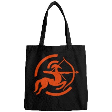 Discover Zodiac Sagittarius Arc Icon Minimalistic In Red Bags