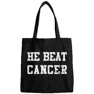 Discover He Beat Cancer Bags
