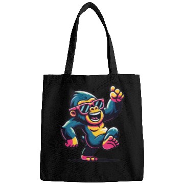 Discover Gorilla With Sunglasses Bags