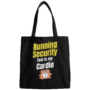 Discover Running Security Test Is My Cardio Funny Cyber Bags