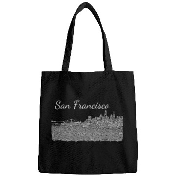Discover San Francisco - city panorama Bags