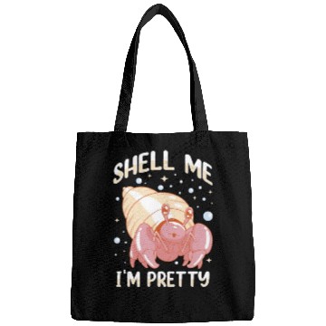 Discover Sea Creature Seafood Shells Hermit Crab Lover Bags