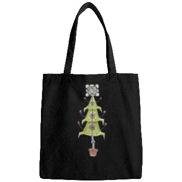 Discover Sci-Fi Alien Robot Christmas Tree Bags
