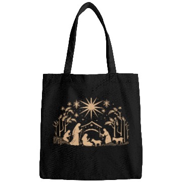 Discover Nativity Scene with Mary Joseph Baby Jesus Bags
