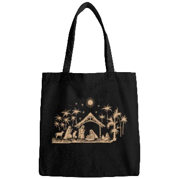 Discover Nativity Scene with Mary Joseph Baby Jesus Bags