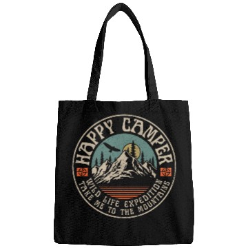 Discover HAPPY CAMPER VINTAGE MOUNTAINS Bags