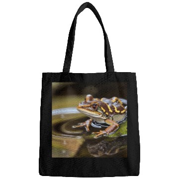 Discover Rain frog" cute crazy leopard frog Bags