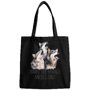 Discover Huskies Bark Angels Sing Bags