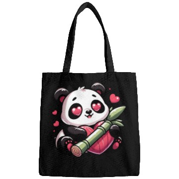 Discover Panda Heart Eye Patches Valentine's Day Bamboo Bags